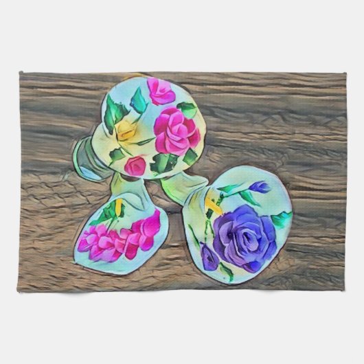 Happy Lilys Geschirrtuch (Horizontal)