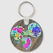 Happy Lilys Schlüsselanhänger (Vorderseite)