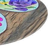 Happy Lilys Schneidebrett (Ecke)