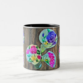 Happy Lilys Zweifarbige Tasse