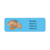 Happy lionfish Cartoon Illustration (Vorne)