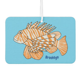 Happy lionfish Cartoon Illustration Autolufterfrischer