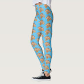 Happy lionfish Cartoon Illustration Leggings (Links)