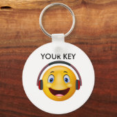 Happy Listening Schlüsselanhänger (Vorderseite)