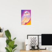 Happy Little Bird Poster (Heimbüro)