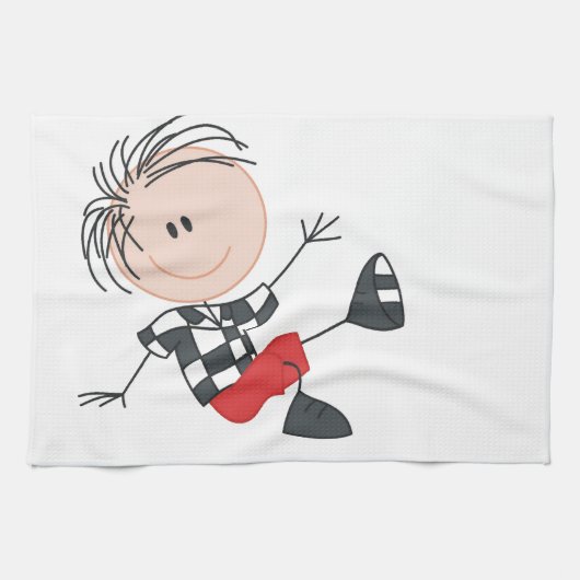 Happy Little Boy Handtuch (Horizontal)
