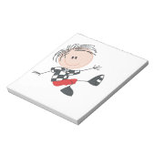 Happy Little Boy Notizblock (Rotiert)