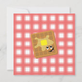 Happy Little Breakfast Einladung (Rückseite)