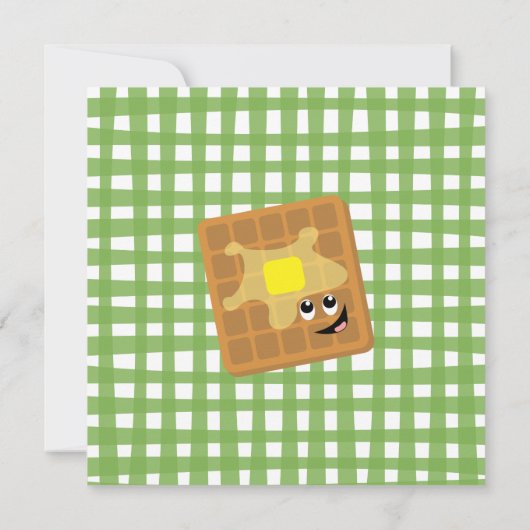 Happy Little Breakfast Einladung (Rückseite)