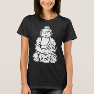 Happy Little Buddha Meditation Buddhismus T-Shirt