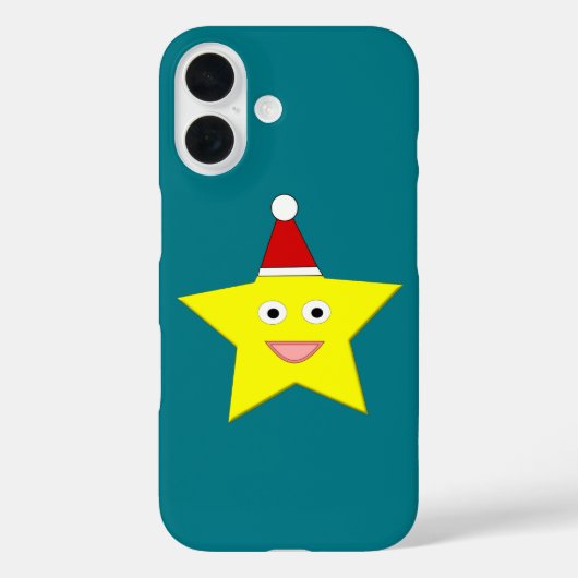 Happy Little Christmas Star iPhone Case (Rückseite)
