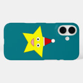 Happy Little Christmas Star iPhone Case (Rückseite (Horizontal))