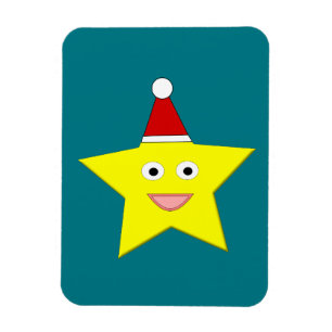 Happy Little Christmas Star Magnet