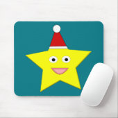 Happy Little Christmas Star Mousepad (Mit Mouse)