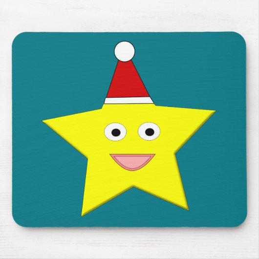 Happy Little Christmas Star Mousepad (Vorne)