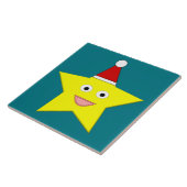 Happy Little Christmas Star Tile Fliese (Seite)