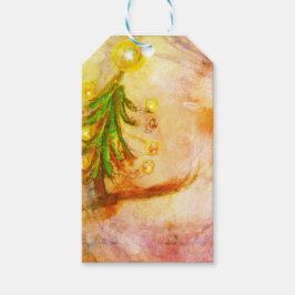 Happy Little Christmas Tree Gift Tags Geschenkanhänger