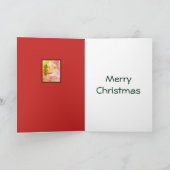 Happy Little Christmas Tree mit Lichtern Karte (Innenseite)