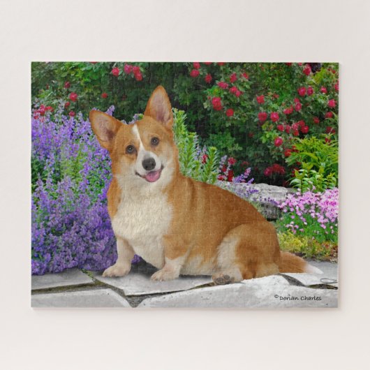 "Happy Little Corgi" Puzzle (Horizontal)