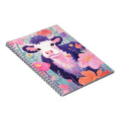 Happy Little Cow Notizblock (Rechte Seite)