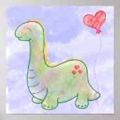 Happy Little Dinosaur Poster (Vorne)