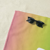 "Happy Little Dumpster Fire" Strandtuch (Beispiel)