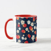 Happy Little Flowers Pattern Tasse (Links)