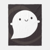 Happy Little Ghost Fleecedecke (Vorderseite)