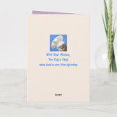 Happy Little Goat Birthday Karte (Rückseite)