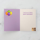 Happy Little Goat Birthday Karte (Innenseite)