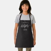 Happy Little Helper Editable Color Kid Apron Schürze (Insitu)
