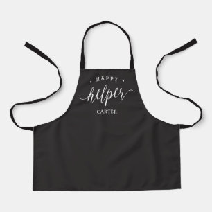 Happy Little Helper Editable Color Kid Apron Schürze