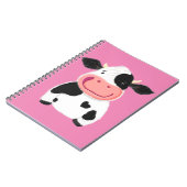 Happy Little Holstein Milchkühe Notizblock (Linke Seite)