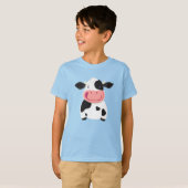 Happy Little Holstein Milchkühe T-Shirt (Vorne ganz)