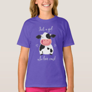 Happy Little Holstein Nur ein Mädchen, das Kühe T-Shirt