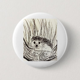 Happy Little Igel Button