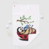 Happy Little Ladybug Golf Handtuch (Insitu)
