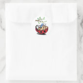Happy Little Ladybug mit Phone Funny Sticker (Tasche)
