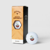 Happy Little Ladybug mit Telefon - Cartoon Zeichne Golfball (Verpackungen)