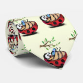 Happy Little Ladybugs with Phone - Funny Zeichnend Krawatte (Gerollt)