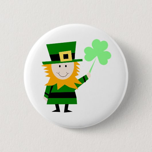 Happy Little Leprechaun Button (Vorderseite)