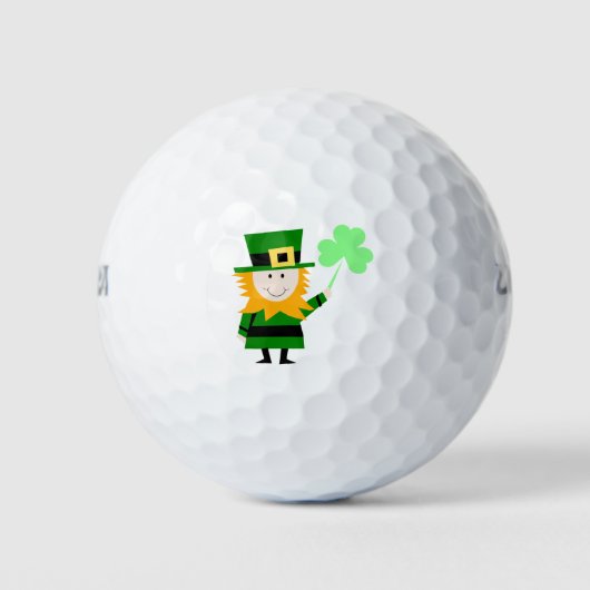 Happy Little Leprechaun Golfball (Vorderseite)