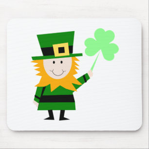 Happy Little Leprechaun Mousepad