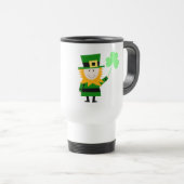 Happy Little Leprechaun Reisebecher (VorderseiteRechts)