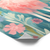 Happy Little Llama Poster (Ecke)