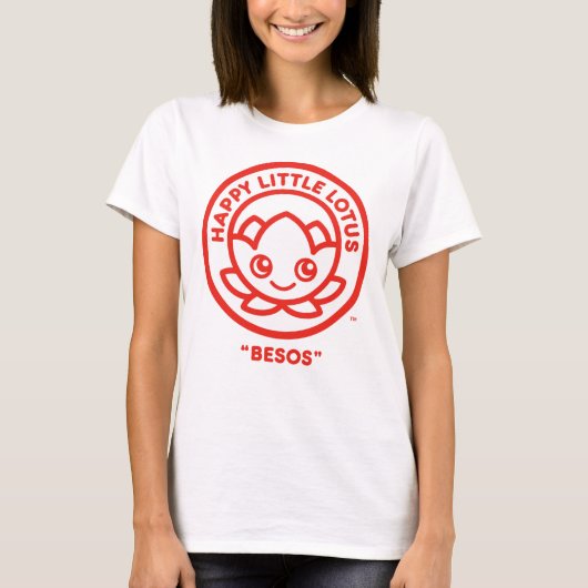 Happy Little Lotus, Besos, T-Shirt (Vorderseite)