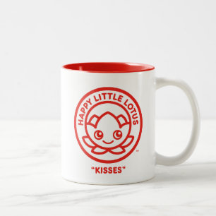Happy Little Lotus, Kisses, Zweifarbige Tasse
