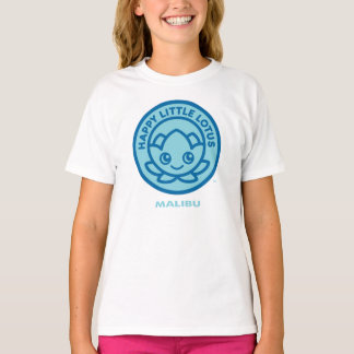 Happy Little Lotus, Malibu, T-Shirt