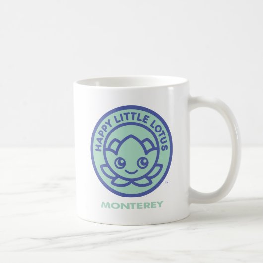 Happy Little Lotus, Monterey Kaffeetasse (Rechts)