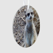 Happy Little Meerkat Ornament (Vorderseite)